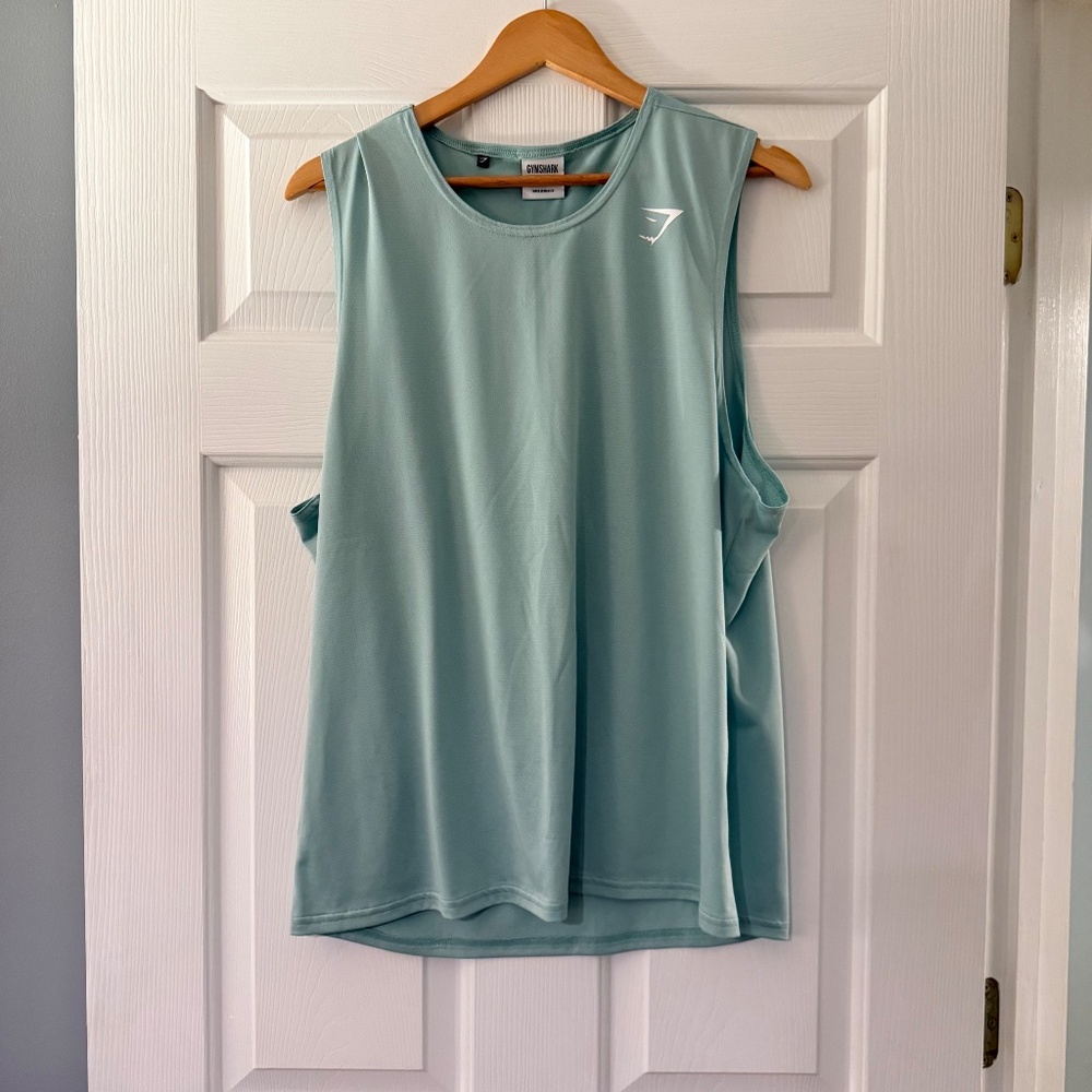 Gymshark Arrival Tank -Light Green XXL